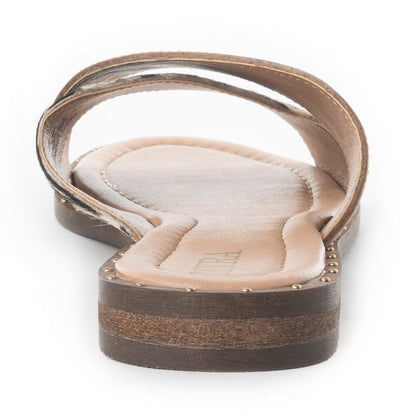 Myra Chappy Leather Slip-On Sandals