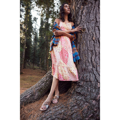 Myra Chappy Leather Slip-On Sandals